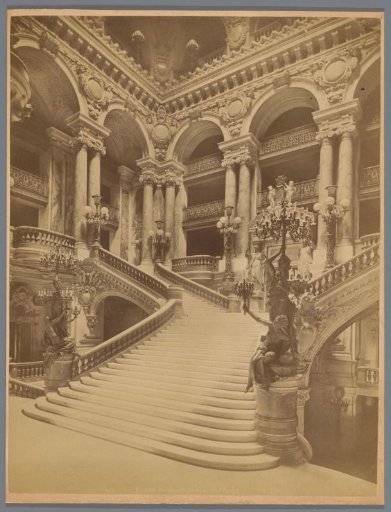 Staircase in the Opéra Garnier in Paris