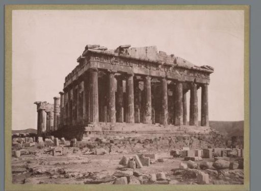 Parthenon on the Acropolis of Athens