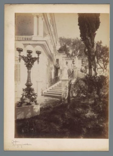 Entrance of the Achilleion on Corfu