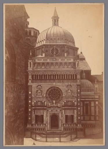 Exterior of the Cappella Colleoni at Bergamo