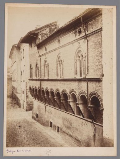Exterior of the Casa dei Caracci at Bologna