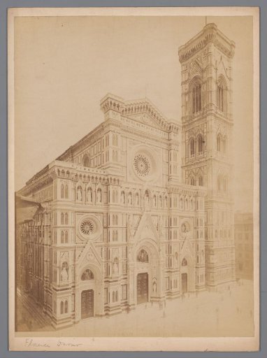 Exterior of the Cathedral of Florence and Giotto's Campanile, Italy