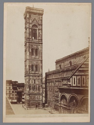 View of Giotto's Campanile at Florence, Italy