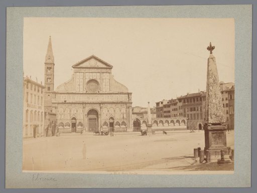 View of the Santa Maria Novella at Florence, Italy