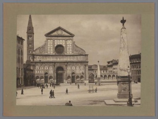 View of the Santa Maria Novella at Florence, Italy