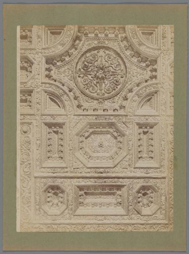 Detail of the wooden ceiling in the Badia Fiorentina at Florence
