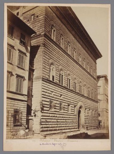 Façade of the Palazzo Strozzi at Florence