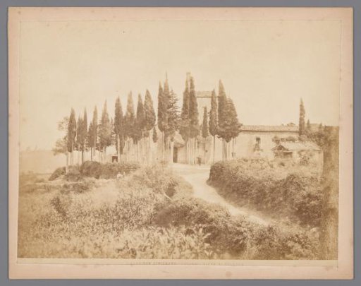 View of the Santa Maria Assunta in Cellole at San Gimignano
