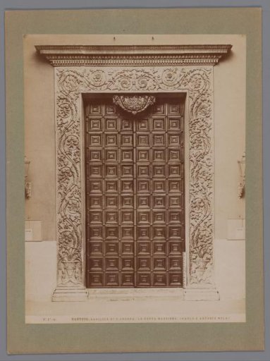 Main entrance of the San Andrea at Mantua