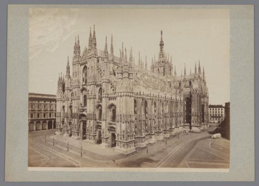 View of the south-west side of the Cathedral of Milan