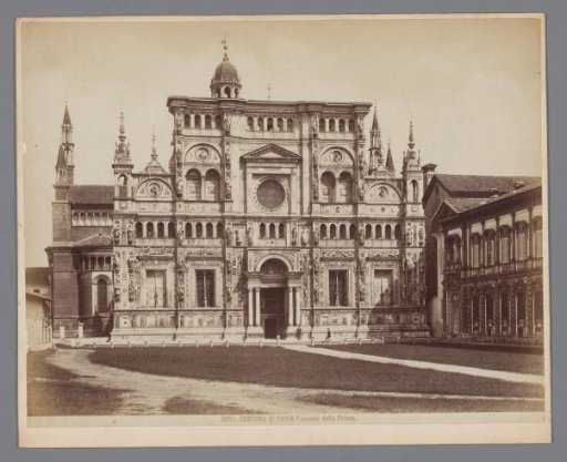Façade of the Monastery Church of Pavia