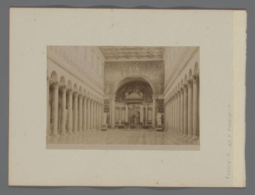 Interior of St. Paul's Outside the Walls in Rome, Italy