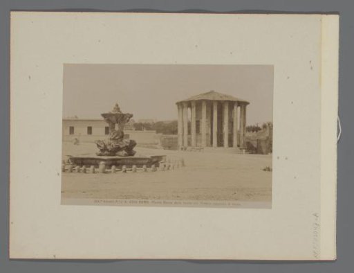Temple of Hercules Invictus on the Forum Boarium in Rome, Italy