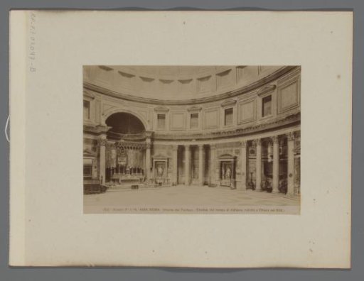 Interior of the Pantheon in Rome, Italy