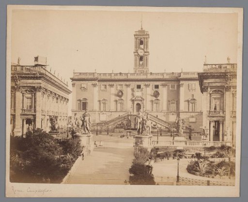 View of the Capitoline in Rome, Italy