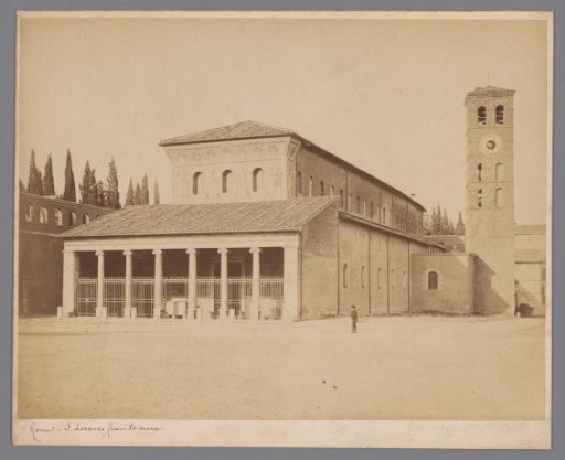 Exterior of San Lorenzo fuori le Mura in Rome