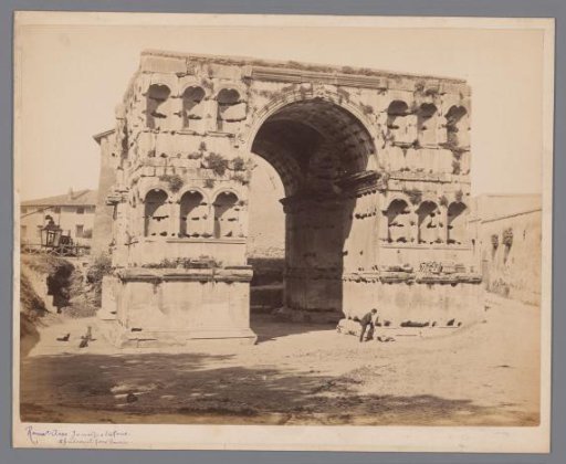 View of the Arch of Janus in Rome