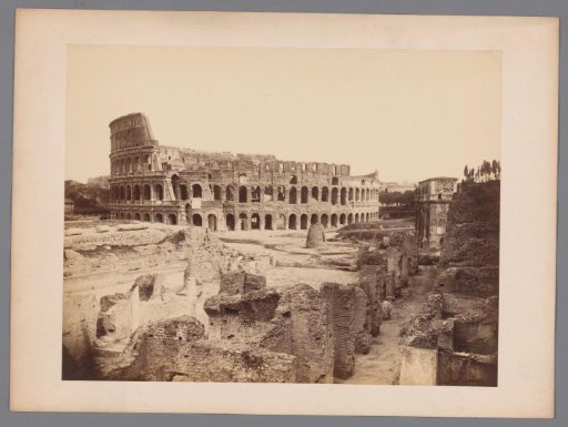 View of the Colosseum in Rome