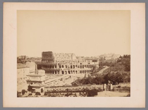 View of the Colosseum in Rome