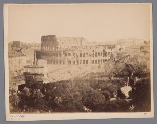 View of the Colosseum in Rome
