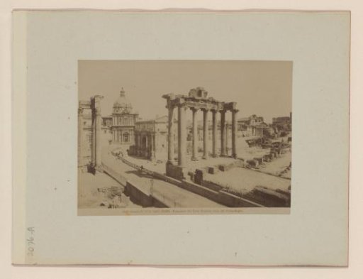 Roman Forum, seen from the Capitoline in Rome, Italy
