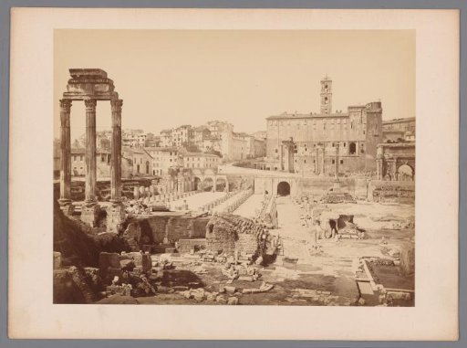 View of the Forum Romanum towards the Capitoline Hill, Rome