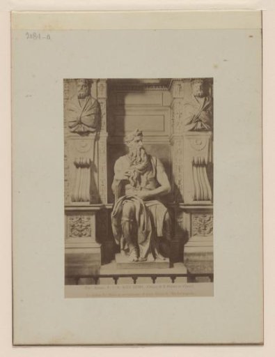 Sculpture of Moses in the San Pietro in Vincoli, Rome, Italy