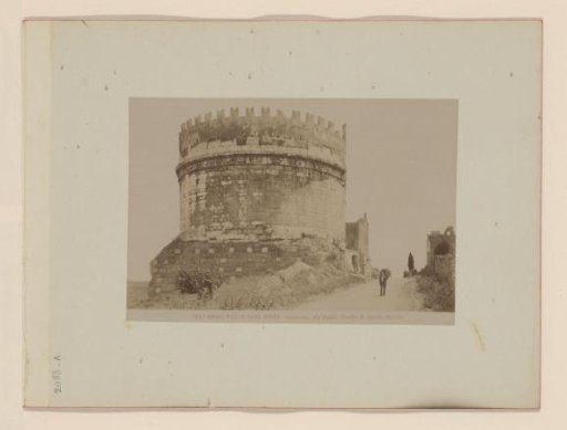 Tomb of Caecilia Metella on the Via Appia, near Rome, Italy