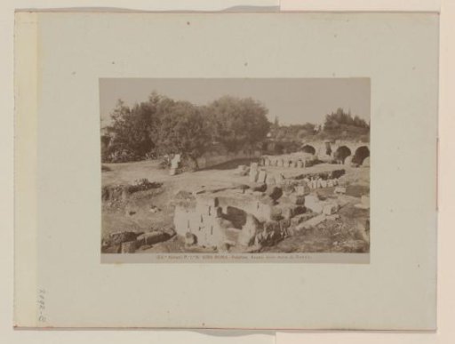 Remains of the Wall of Romulus on the Palatine Hill, Rome, Italy