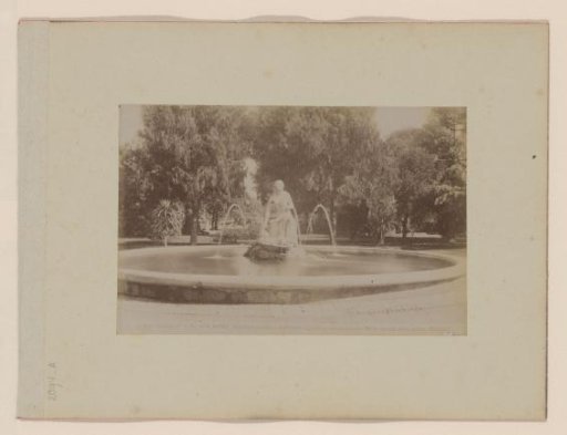 Fountain in the gardens on the Pincio, Rome, Italy