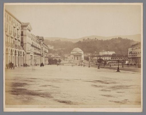 View of the Piazza Vittorio Veneto towards the Gran Madre di Dio, Turin