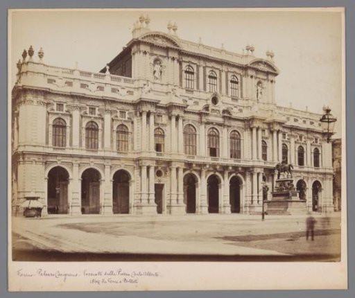 Rear Facade of the Palazzo Carignano, Turin