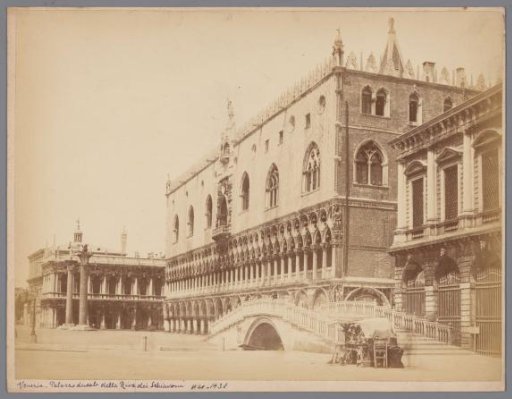 View of the Doge's Palace in Venice