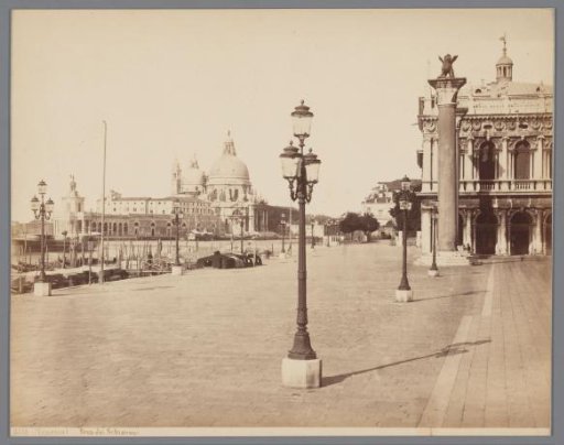 View of the Riva degli Schiavoni in Venice