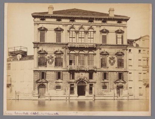 Facade of the Palazzo Balbi in Venice