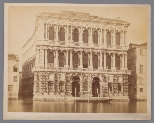 Exterior of Ca' Pesaro on the Grand Canal in Venice