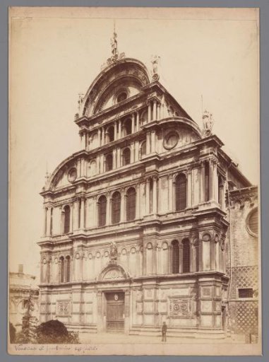 Facade of the San Zaccaria in Venice