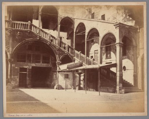 Stairs of the Palazzo Ragione in Verona
