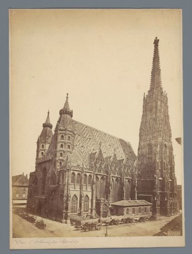 View of St. Stephen's Cathedral in Vienna, Austria