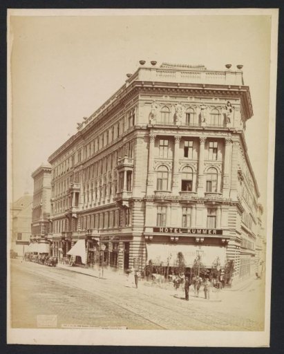 View of Hotel Kummer in Vienna, Austria