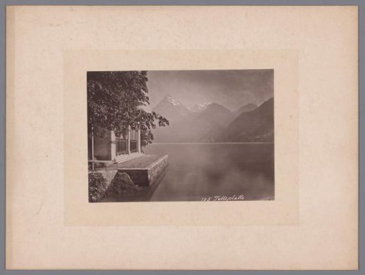 View of the Tellsplatte on Lake Lucerne