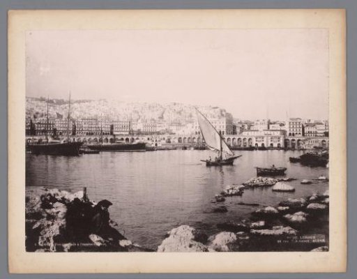 View of the harbour of Algiers