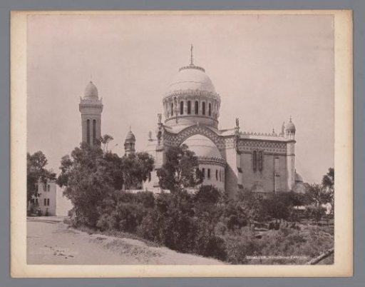 View of the Notre-Dame d'Afrique in Algiers