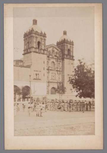 View of the Santo Domingo de Guzmán in Oaxaca