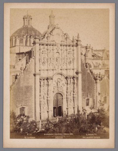 Facade of the Sagrario Metropolitano as part of the Cathedral of Mexico City
