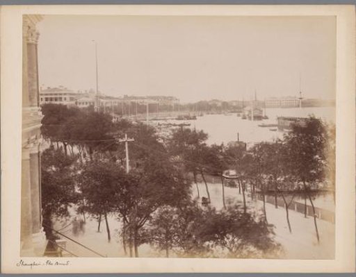 View of The Bund or Waitan at Shanghai