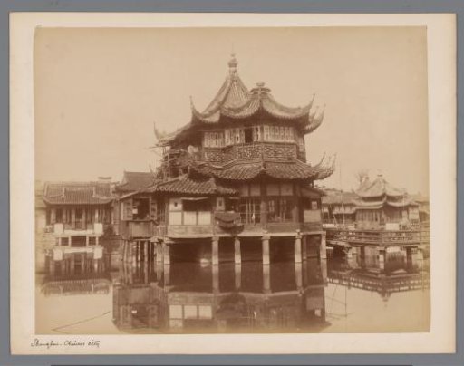City view with water at Shanghai