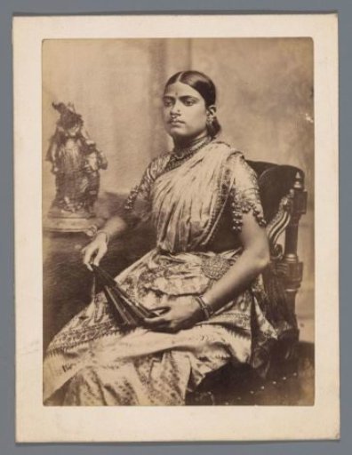 Portrait of an unknown Indian woman