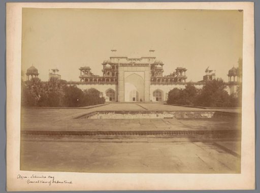 View of Akbar's Tomb at Sikrandra, Uttar Pradesh, India