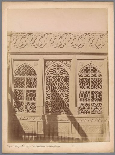 Marble screens at Akbar's Tomb, Sikrandra, Uttar Pradesh, India